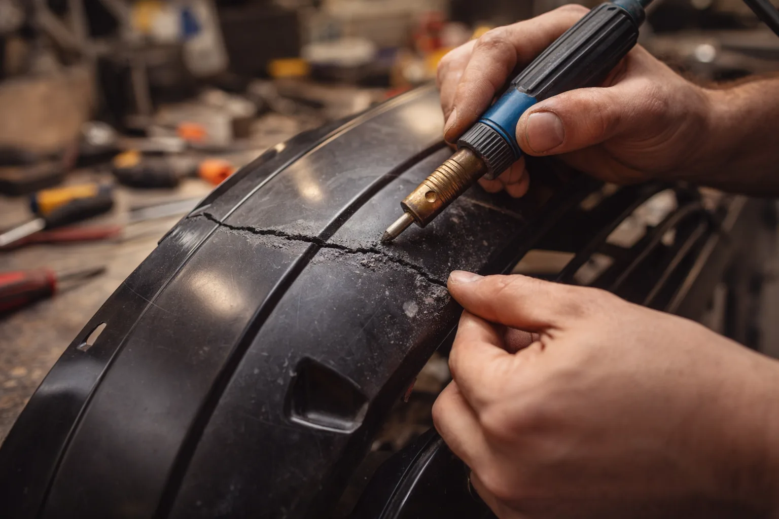 Réparation pare-chocs endommagé garage Zaventem