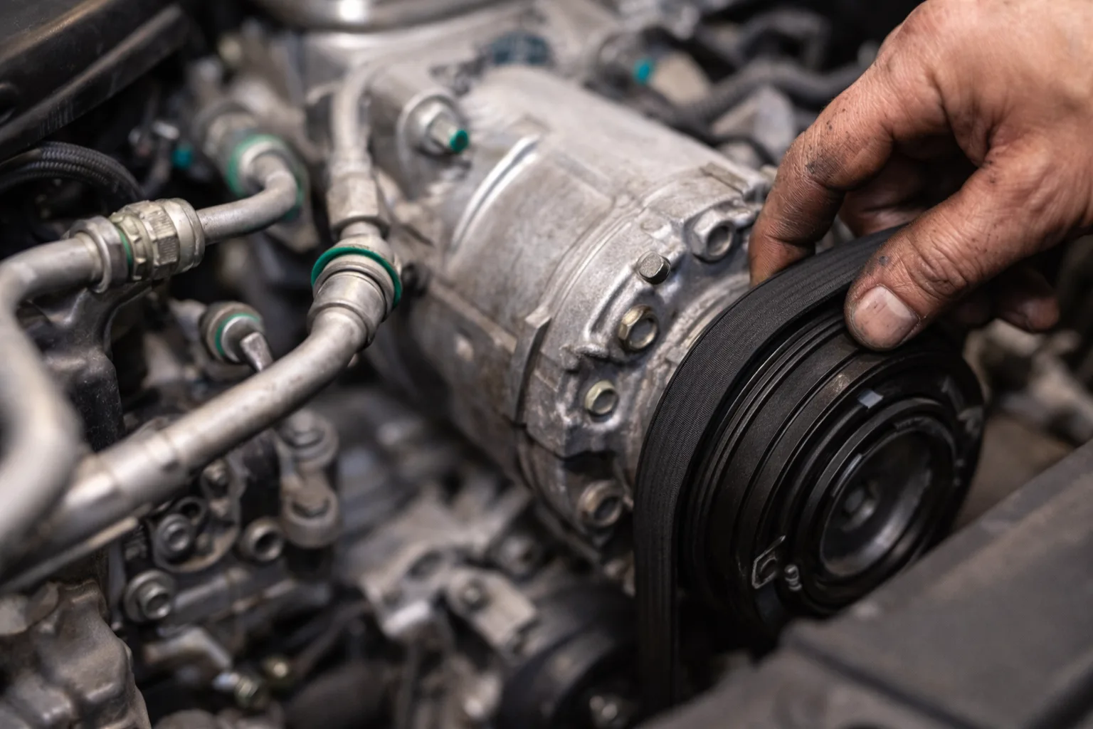 Compresseur climatisation réparation garage Zaventem