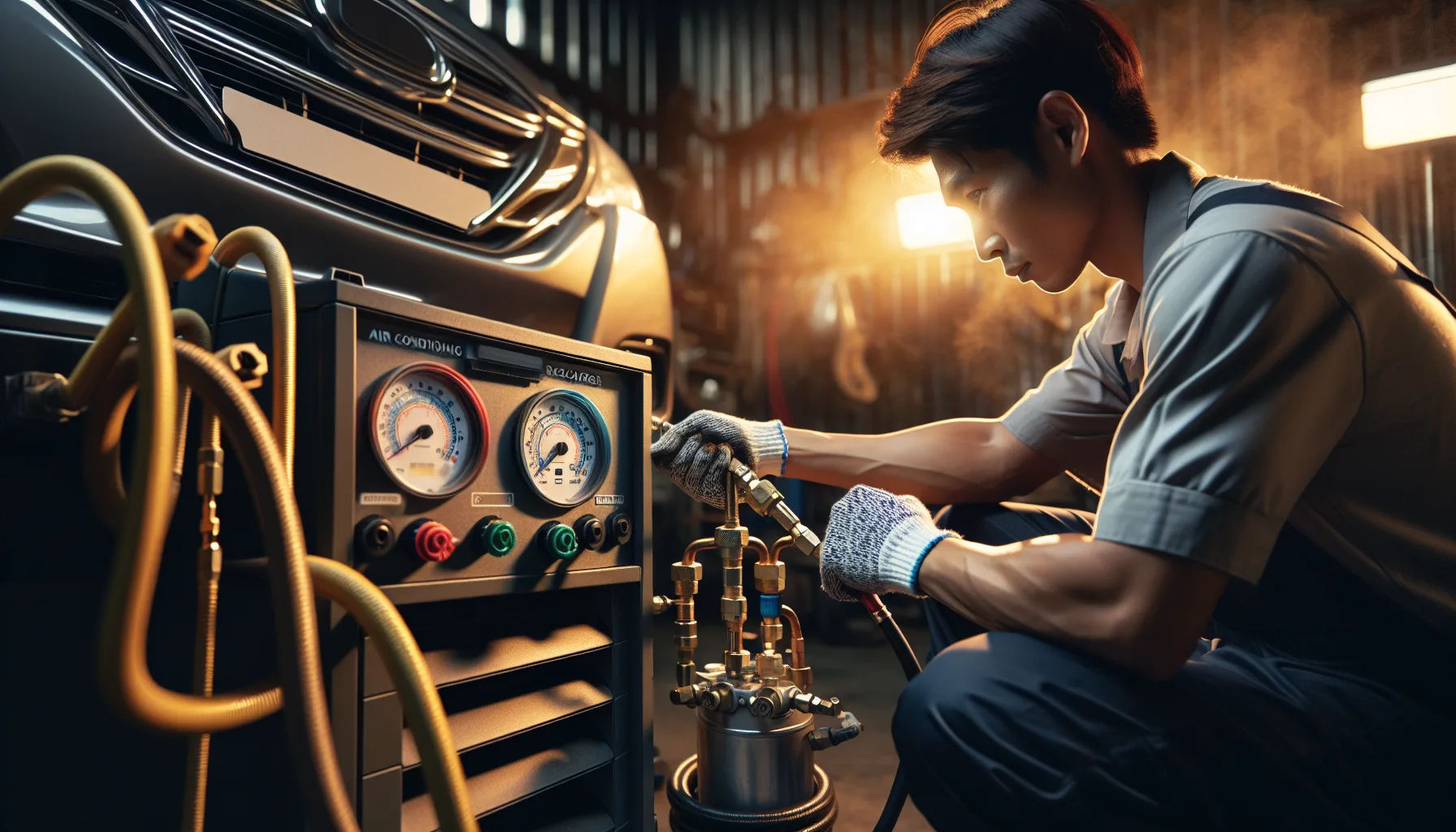 Recharge climatisation automobile garage Zaventem