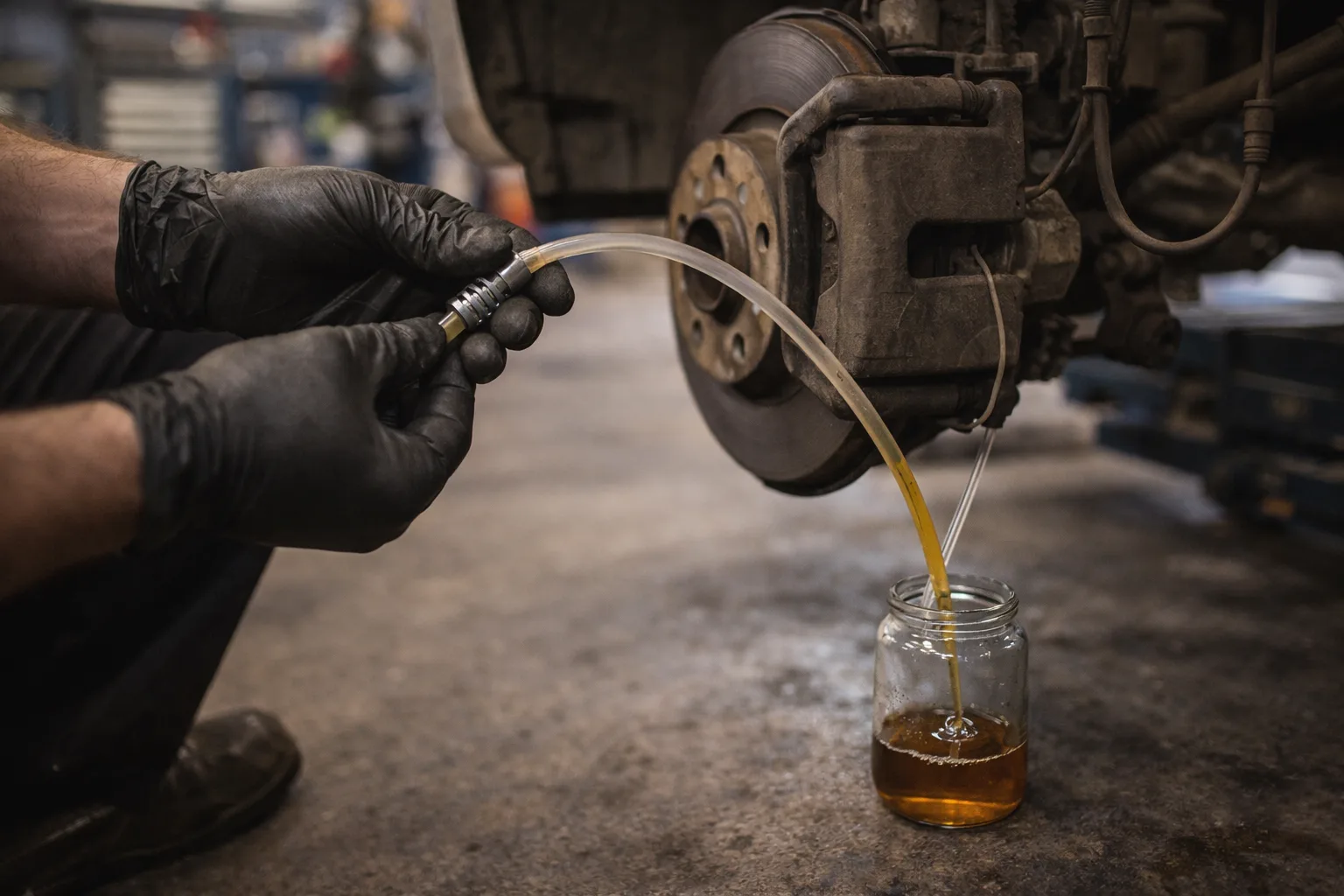 Purge liquide de frein garage automobile Zaventem