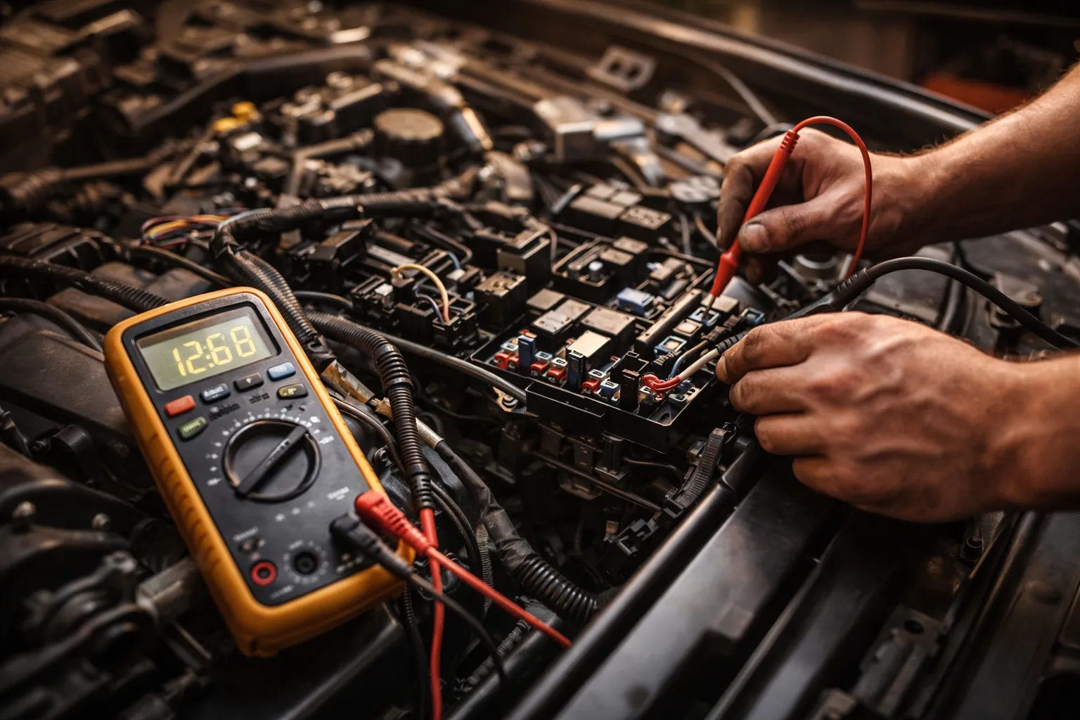 Diagnostic électrique multimètre réparation auto Zaventem
