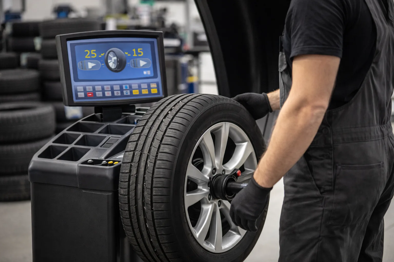 Machine équilibrage roue montage pneus Zaventem